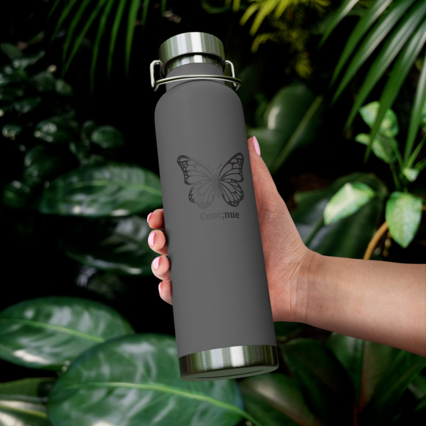 Butterfly Inspirational Water Bottle