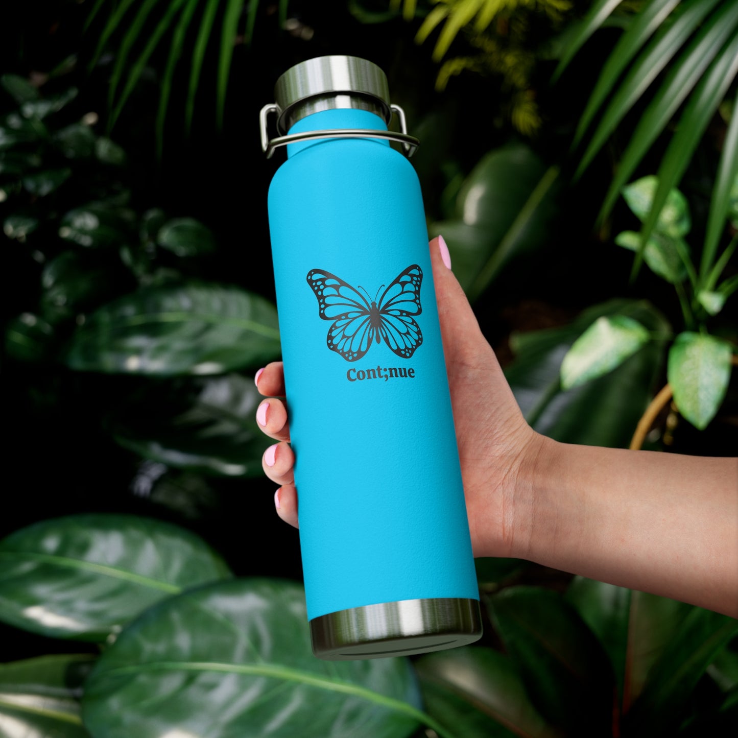 Butterfly Inspirational Water Bottle