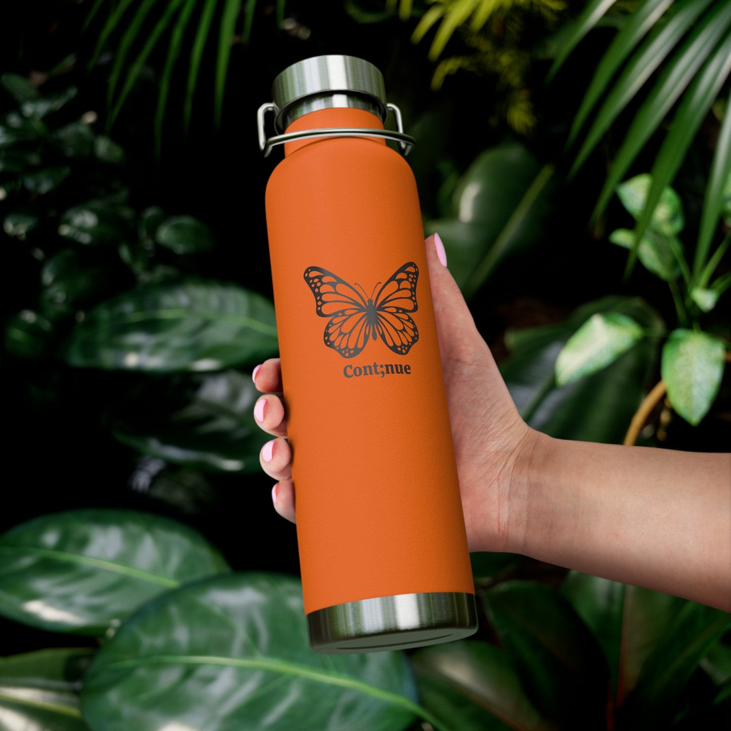 Butterfly Inspirational Water Bottle