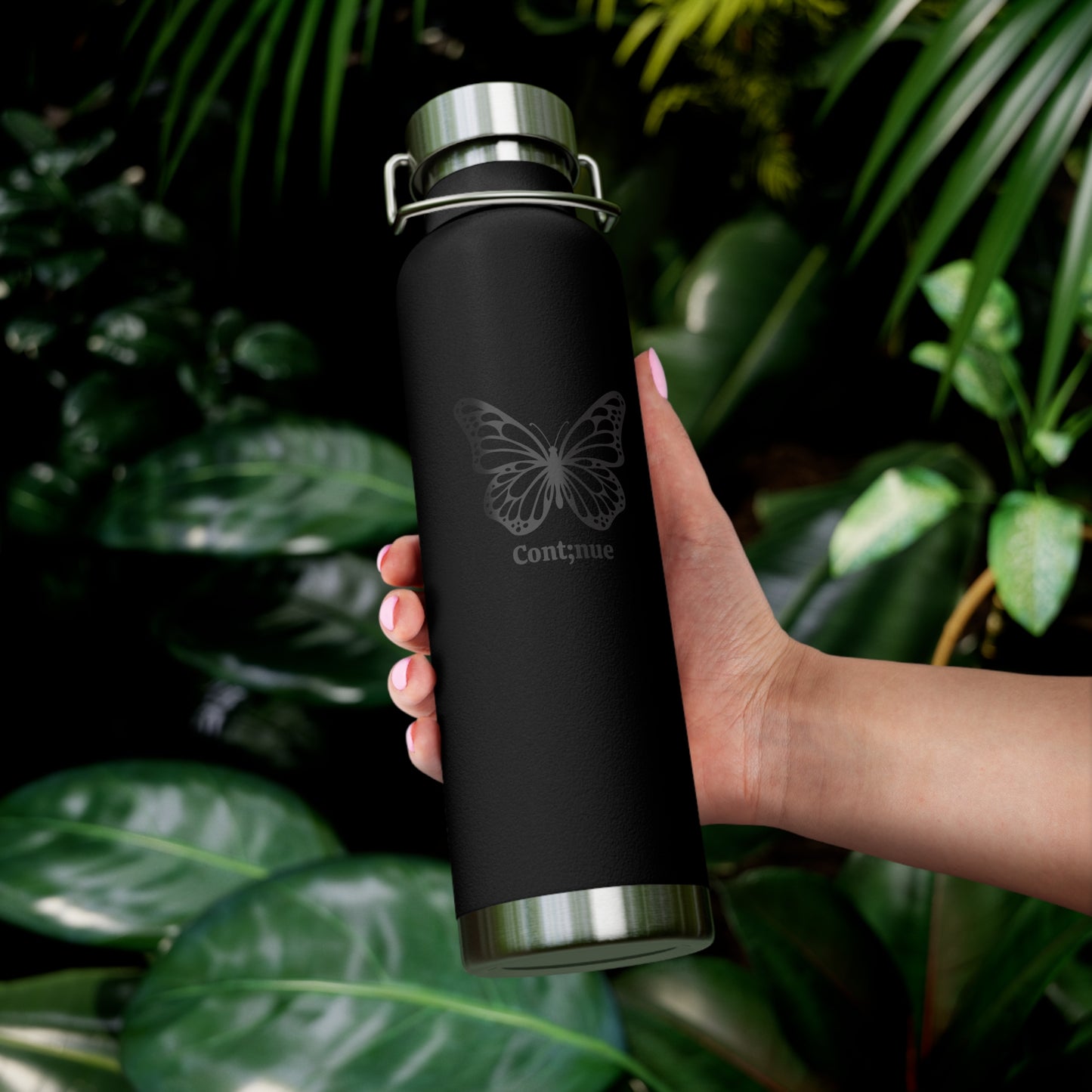 Butterfly Inspirational Water Bottle