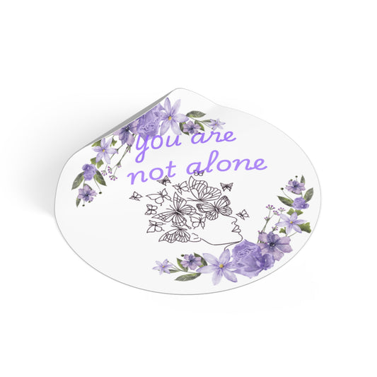 Empowering Floral Vinyl Stickers - You Are Not Alone