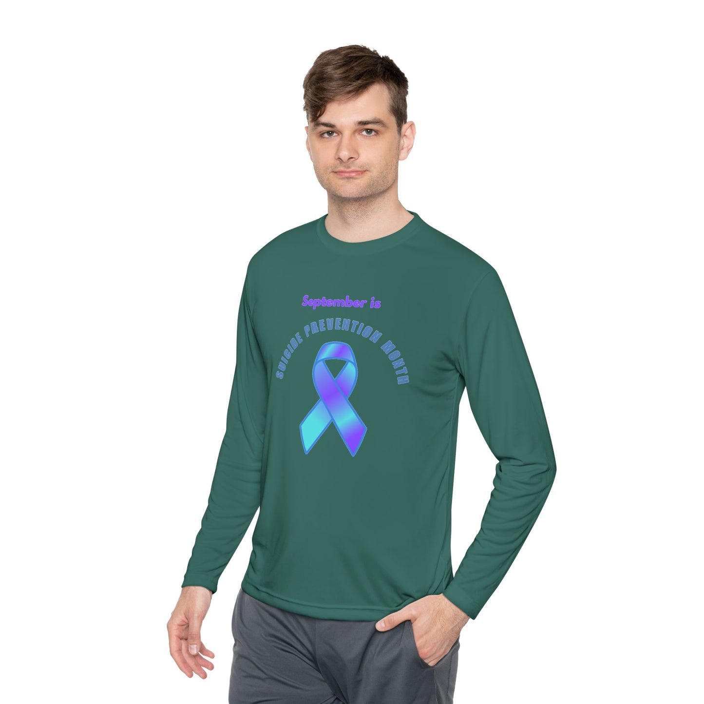 Suicide Prevention Month Unisex Lightweight Long Sleeve Tee, Mental Health Awareness Shirt, Supportive Gift, Casual Wear, [...]
