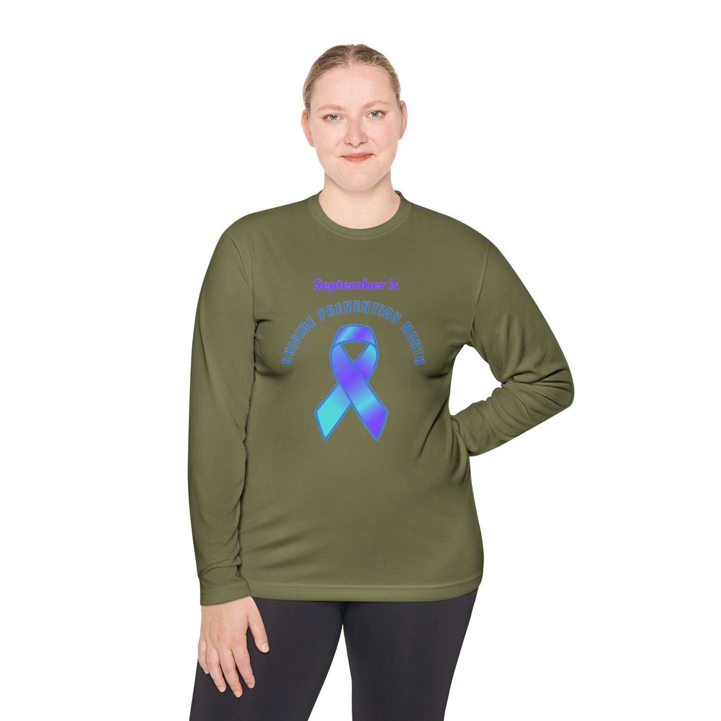 Suicide Prevention Month Unisex Lightweight Long Sleeve Tee, Mental Health Awareness Shirt, Supportive Gift, Casual Wear, [...]