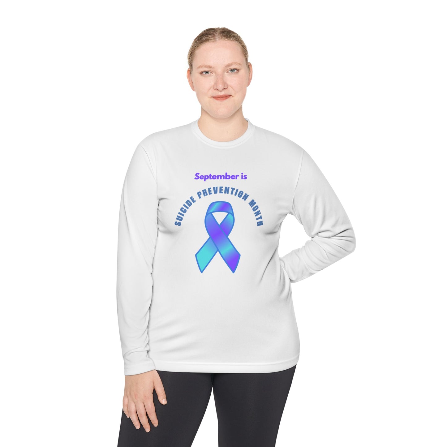Suicide Prevention Month Unisex Lightweight Long Sleeve Tee, Mental Health Awareness Shirt, Supportive Gift, Casual Wear, [...]