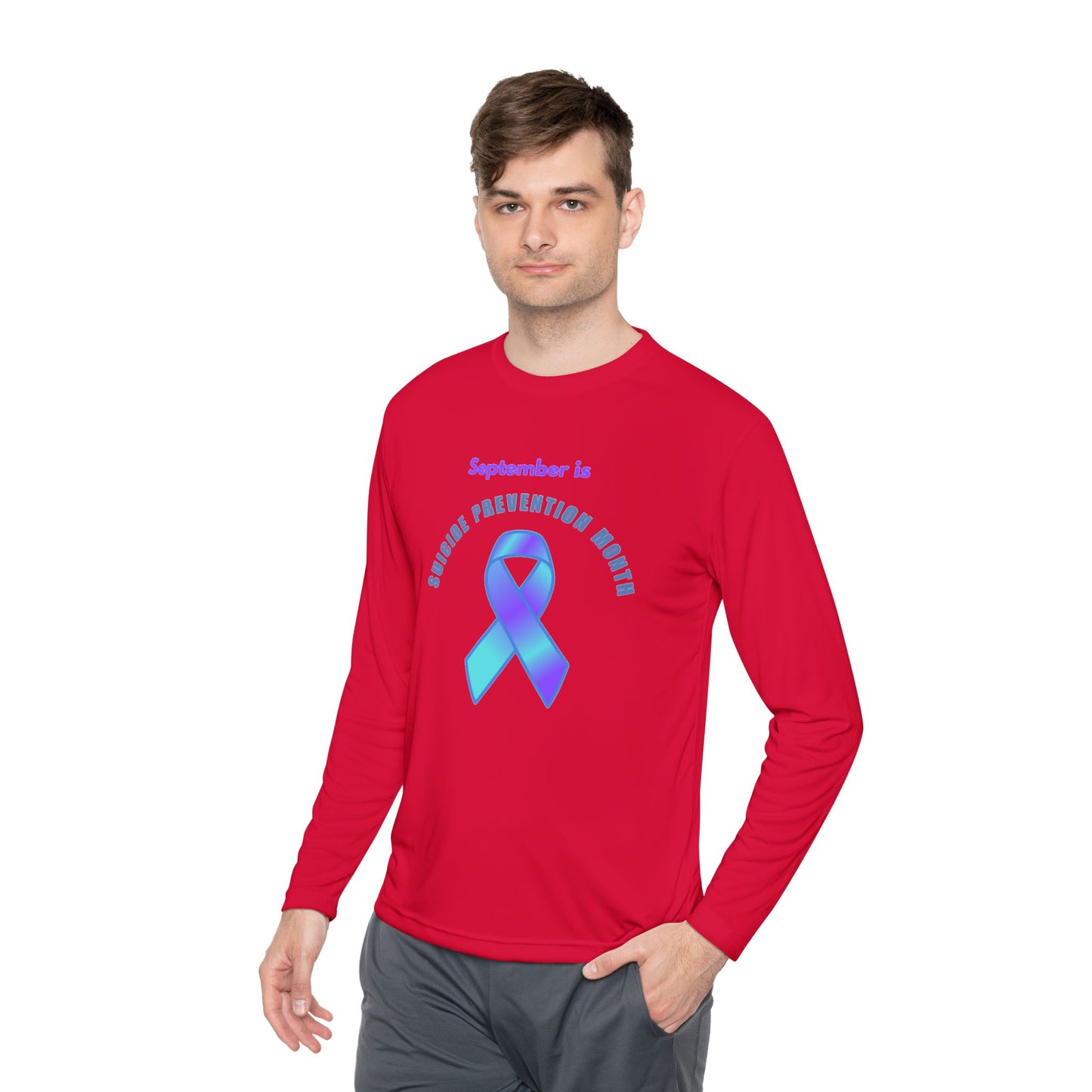 Suicide Prevention Month Unisex Lightweight Long Sleeve Tee, Mental Health Awareness Shirt, Supportive Gift, Casual Wear, [...]