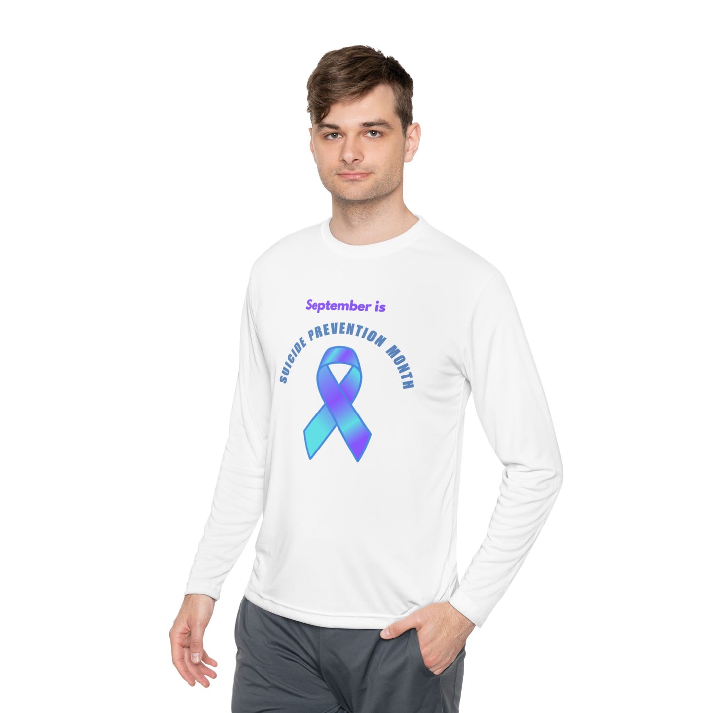 Suicide Prevention Month Unisex Lightweight Long Sleeve Tee, Mental Health Awareness Shirt, Supportive Gift, Casual Wear, [...]