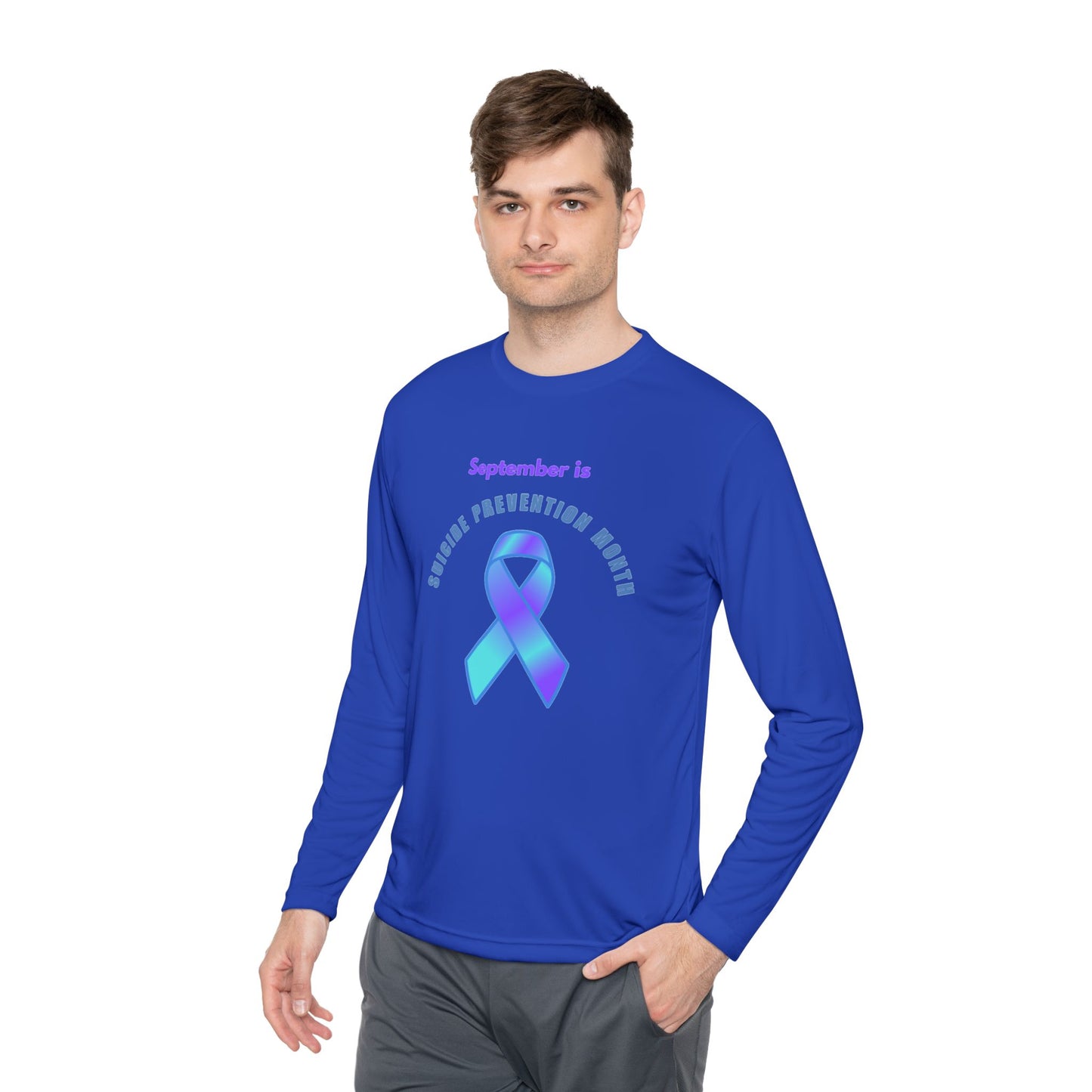 Suicide Prevention Month Unisex Lightweight Long Sleeve Tee, Mental Health Awareness Shirt, Supportive Gift, Casual Wear, [...]