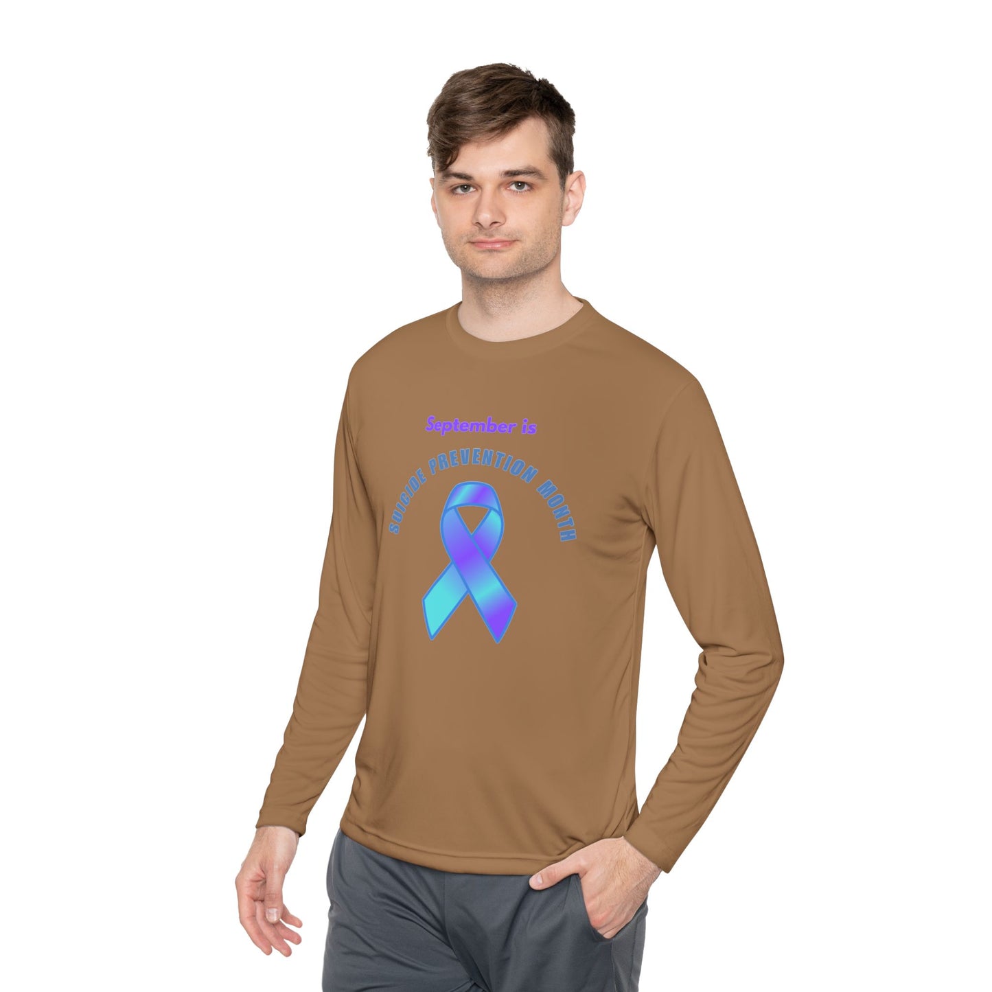 Suicide Prevention Month Unisex Lightweight Long Sleeve Tee, Mental Health Awareness Shirt, Supportive Gift, Casual Wear, [...]