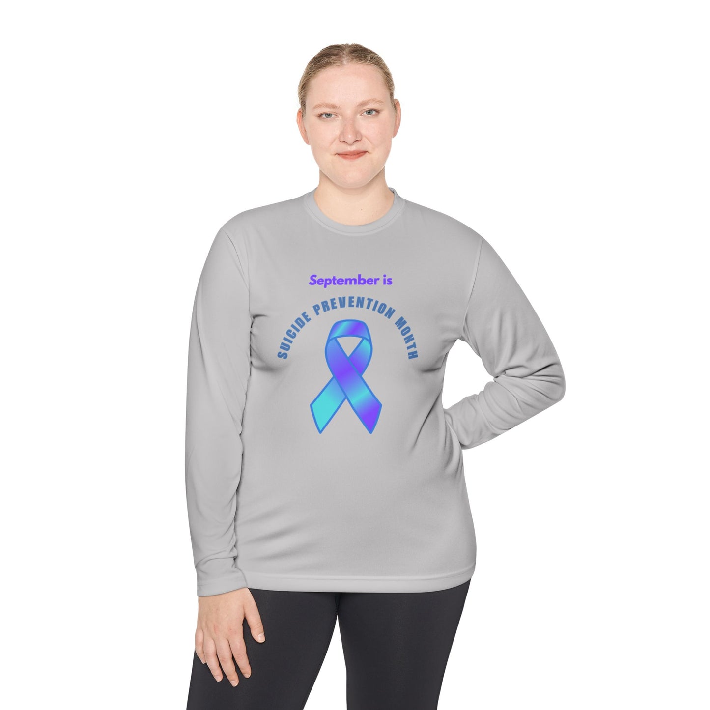 Suicide Prevention Month Unisex Lightweight Long Sleeve Tee, Mental Health Awareness Shirt, Supportive Gift, Casual Wear, [...]