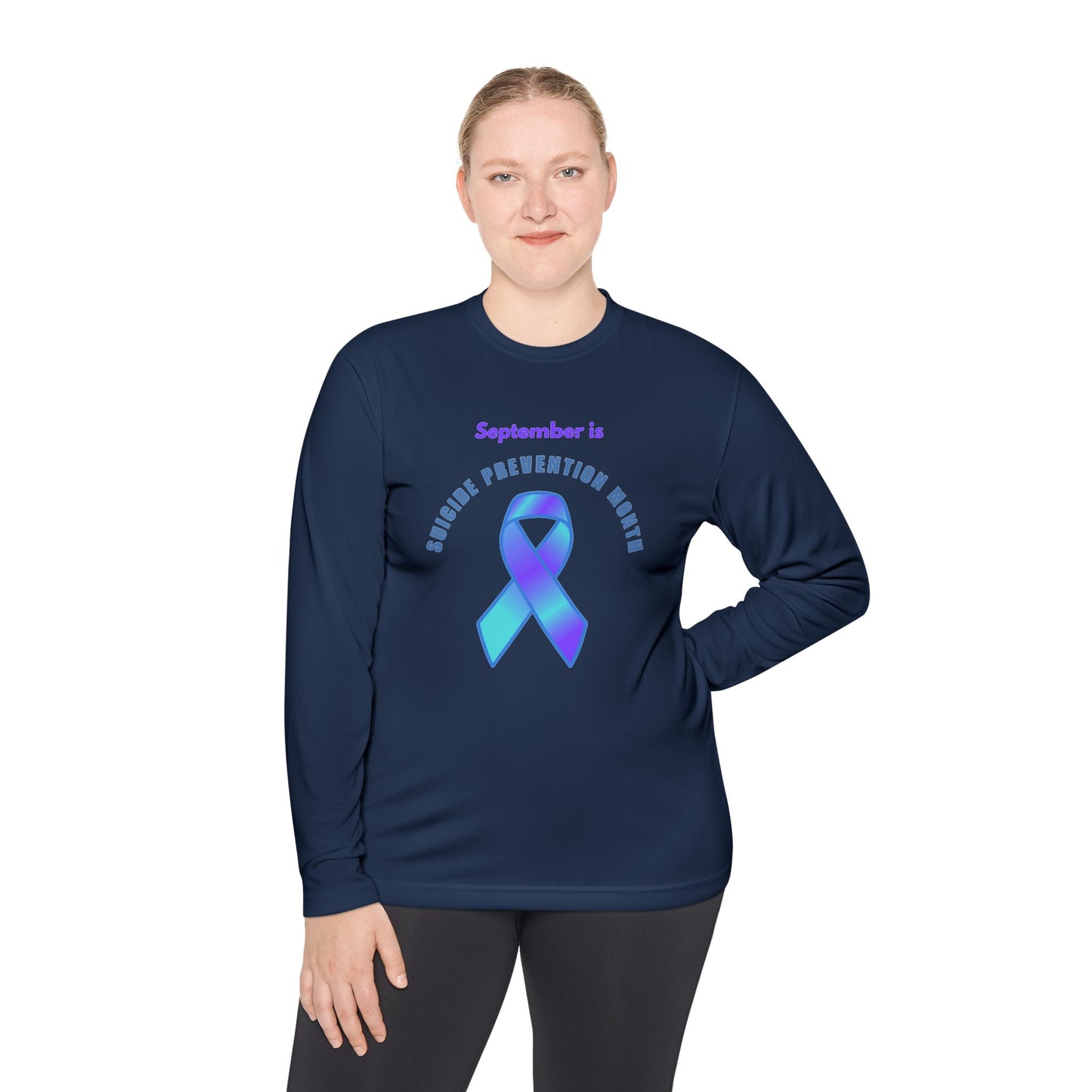 Suicide Prevention Month Unisex Lightweight Long Sleeve Tee, Mental Health Awareness Shirt, Supportive Gift, Casual Wear, [...]