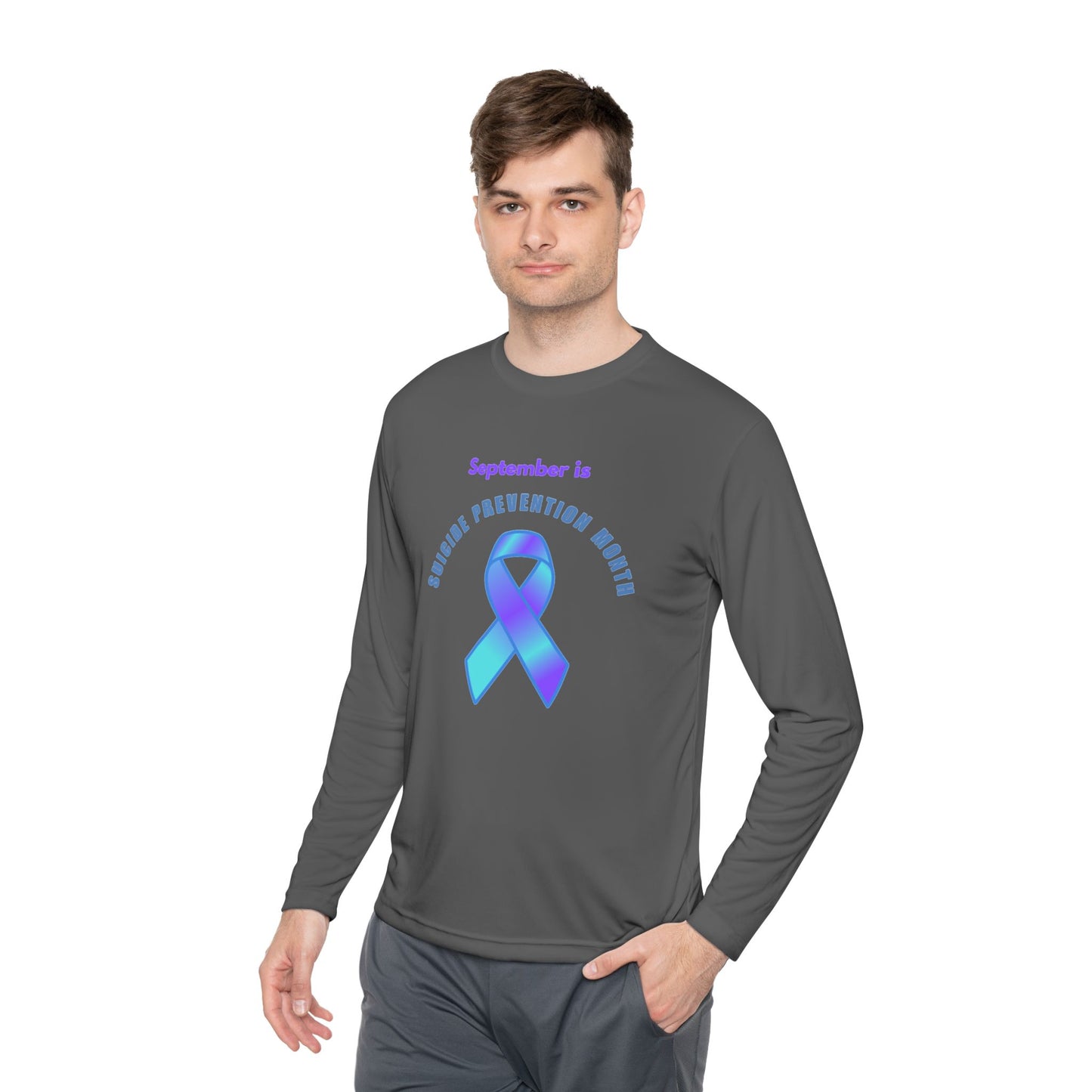 Suicide Prevention Month Unisex Lightweight Long Sleeve Tee, Mental Health Awareness Shirt, Supportive Gift, Casual Wear, [...]