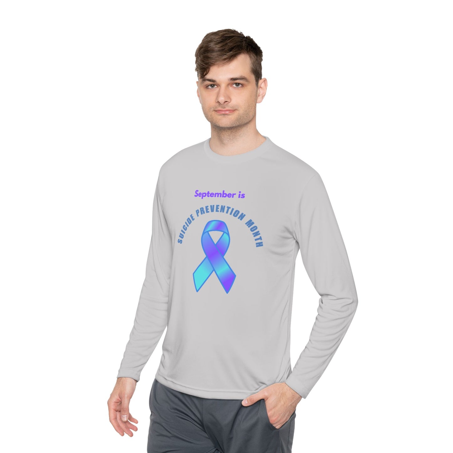 Suicide Prevention Month Unisex Lightweight Long Sleeve Tee, Mental Health Awareness Shirt, Supportive Gift, Casual Wear, [...]
