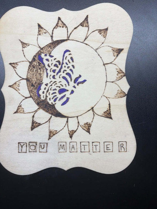 Wood Burned Decor