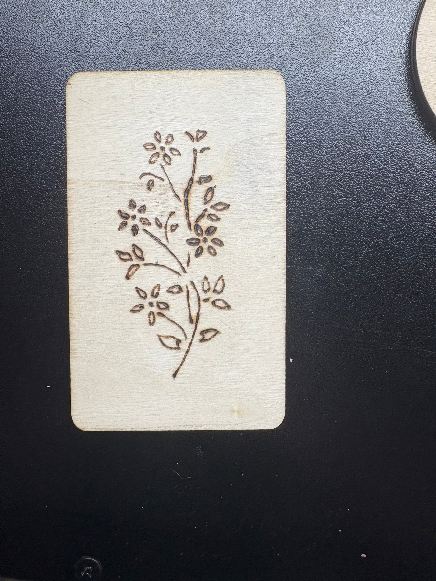 Small Wood Burned art