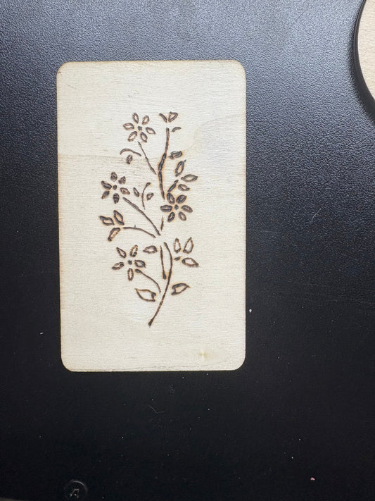 Small Wood Burned art